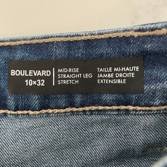 Buffalo David Bitton Boulevard Slim Fit MRise Cotton Blend Jeans Sz 10 x 32 NWT - Picture 8 of 12